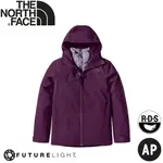 【THE NORTH FACE 女 FUTURELIGHT二件式防水透氣鵝絨外套 AP《紫》】4NAH/防風外套/保暖外套