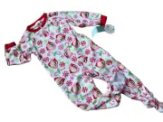 NWT THE ELF ON THE SHELF Fleece Feetsie Pajamas Sz 4T Toddler Girl