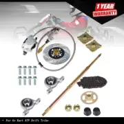 815mm Rear Axle Kit + Brake Assembly + Sprocket Hub For Go Kart ATV Drift Trike