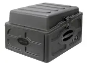 SKB 1SKB-R104 10U x 4U Mixer Rack Case w/ TSA Locking Latches & Room for Cables