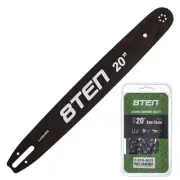 8TEN 20" Chainsaw Guide Bar & Chain .050 3/8 72DL for Stihl 039 038 30030008822