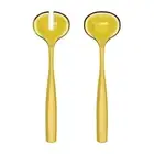 2pc Guzzini Dolcevita Amber 28cm Plastic Salad Servers Serving Spoon/Fork Set