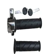 For Triumph Norton BSA AJS ROYAL ENFIELD 7/8" Twist Grip Throttle Set & Lock New