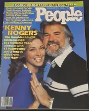 PEOPLE WEEKLY MAG: Kenny Rogers & Wife BN in COLTR SLV + CBB
