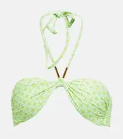 [Melissa Odabash] Melissa Odabash Canary halterneck bikini top AU 12 turquoise