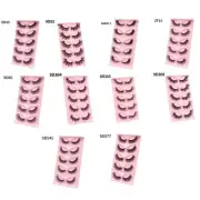 Natural False Eyelashes Lashes Wispy Eye Lashes Pack 3D Strip
