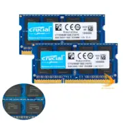 Crucial 16GB 8GB 2Rx8 PC3-12800S DDR3-1600Mhz SODIMM Laptop Memory RAM 204Pin