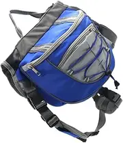 Large Dog Saddlebag Backpack Pet Harness Bagpacks Oxford Cloth Travel Outdoor