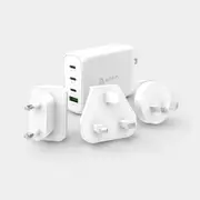 ADAM elements - OMNIA Pro 130 4-Port Power Charger w Travel Kits