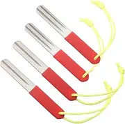 Bekecidi 4 PCS Fishing Hook Sharpener, Dart Sharpener Double Sided Diamond Grinding File Fish Hook Sharpeners with Handle and Medium Grit Portable Sharpening Tool for Fish Hook Darts