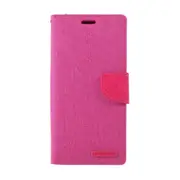Goospery Canvas Diary Case for iPhone 14 Pro - Pink