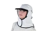 Uveto Kalahari Micro Mesh UV Legionnaire Hat and Neck Shade - White