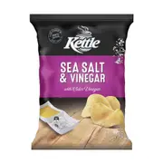 Kettle Chips Sea Salt and Vinegar 90g x 12