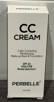 Perbelle CC Cream Color Correcting Moisturizing Base Foundation SPF43 AUTHENTIC