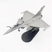 Replica Pre-Build Aircraf 1/100 for France Dassault Rafale C Diecast Metal Fighter Static Display Pre-Build Military Aircraf Model Collection Gift Display