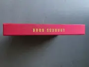 Asian Address Book Note Pad Red Gold Lettering Hardback New