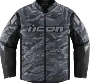 ICON 2820-6164 Hooligan Tiger's Blood Jacket - Gray - 3XL