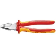 Knipex 02 06 225 Fully Insulated High Leverage Combination Pliers, 225mm