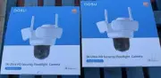 2Pack Floodlight Camera Wired, 3K UHD Security Camera Outdoor, 360°