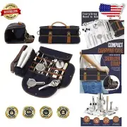 Timeless 23-Piece Bartending Kit in Dark Blue - Ideal Gift for Bartenders