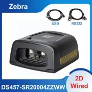 Motorola Zebra DS457-SR20004ZZWW USB/RS232 Fixed Mount Barcode Scanner w/ Cable
