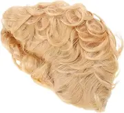 AUTSUPPL Human Hair Wig Short Curly Wig for Women Layered Design Wig for Cosplay Dress