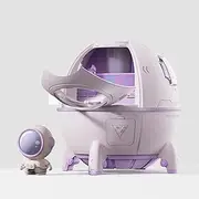 Humidifiers for Bedroom，Mini Mist humidifier, 220ml Quiet Space Capsule Humidifier, Night Light for Car Home Office Bedroom (Purple)