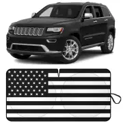 For 2007-2016 Jeep Compass SUV Car Windshield Sun Shade US Flag Heat Block Cover