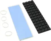 ZCZQC M.2 Heatsink Thermal pad with Rubber Ring and Bandage Copper Cooling Strip Graphene Coated 20x70x2 for Laptop SSD Cooler Heat Sink