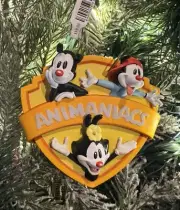 2024 Hallmark Animaniacs Crest WB Christmas Tree Ornament, New
