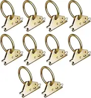 LULU CARGO CONTROL E Track 0 Ring, E Track O Ring Tie Down Anchors E Track Accessories for Pickup Trucks/Flatbed Trailers/Vans, 10 Pack.