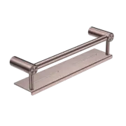 Nero Tapware Mecca Care Accessible Grab Rail with Shelf 450mm Special Need Safet