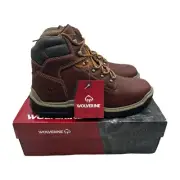 Wolverine Raider Durashock Boots Men's Size 11 6 Inch Soft Toe Work Boot Peanut