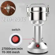 200G Electric Herb Grain Grinder Cereal Wheat Powder Flour Mill Grinding Machine