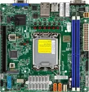 Supermicro 281439 Mb Mbd-x13scl-if-o C262 Lga1700 Max64gb Ddr5 Mini-itx Brown