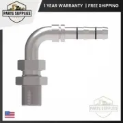 FJ3514-1212S E-Z Clip 1-1/16-14 Male Bulkhead 90° Elbow Fitting For GH001 Hose