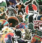 100pc Godzilla vs King Kong Laptop PS4 XBOX Decal Scifi Movie Sticker Pack