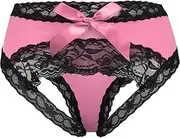 [Adove] Women Sexy Lace Panties Bowknot Briefs Midnight Lingerie Hipster Underwear
