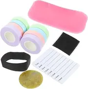 PLAFOPE 11pcs Lash Extension Kit Skin-friendly Makeup Tape Silicone Lash Pad Adhesive Eyelash Tapes Eye Pads