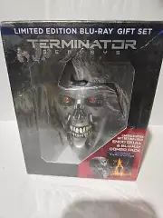 TERMINATOR GENISYS BLU-RAY WITH ENDO SKULL LIMITED EDITION Damaged Box