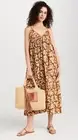 NWT APIECE APART Glicina Maxi Dress L Sleeveless Block Printed Organic Cotton