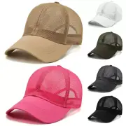 Snapback Hat Mesh Caps Summer Cap Fishing Hat Trucker Cap Women Men Breathable#