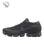 NIKE AIR VAPORMAX 899473- 003 全黑 氣墊 黑勾 襪套 編織 男女