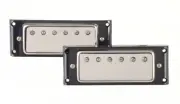 Mini Humbucker Pickups-4 conductor wiring-Nickel Covers and Baseplates