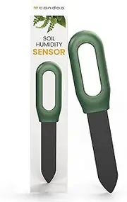 Candeo Zigbee Soil Sensor, Green | Indoor Plant Moisture & Air Temperature Monitor | Smart Life App Tracks Data | Compatible with SmartThings, ZHA & Hubitat | Compact, Long Battery Life & Easy Setup