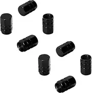 Mellisso 8PCS Aluminum Tire Wheel Rims Stem Air Valve Caps Tyre Cover Car Truck Bike