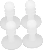 Kisangel 4pcs Insulated Plastic Camping Tent Cap Anti-thunder Hat for Safety Outdoor