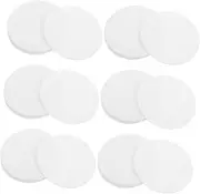 LALAFINA High Temperature Insulation Paper 60pcs Ceramic Fiber Gasket Material Round Microwave Kiln Sheets Fireproof