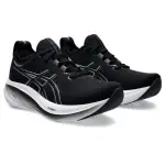 【ASICS 亞瑟士】慢跑鞋 女鞋 運動鞋 緩震 寬楦 GEL-NIMBUS 26 D 黑 1012B602-001