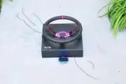 Universal PVC Leather 350mm Drifting 6 Bolt Deep Dish Steering Wheel Neo Chrome (for: Nissan)